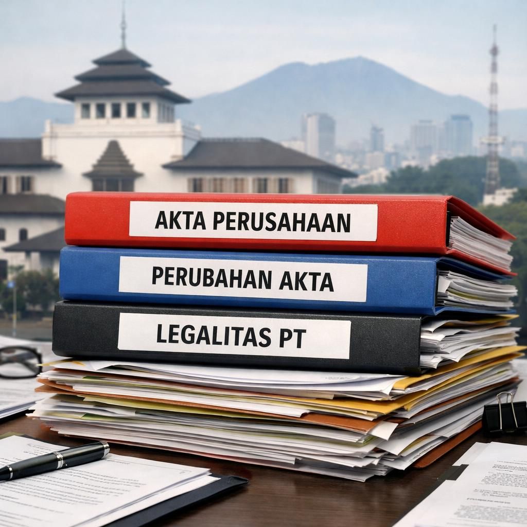 layanan notaris profesional di bandung untuk pendirian pt dan perubahan akta perusahaan dengan proses cepat dan terpercaya.
