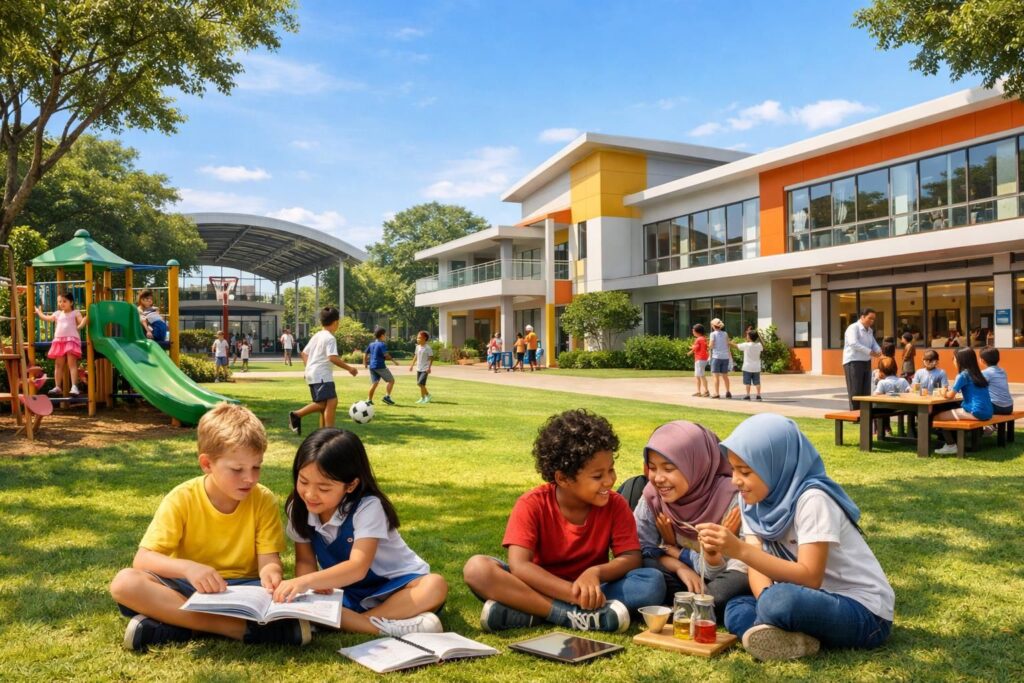 temukan sekolah internasional berbahasa inggris di surabaya yang menyediakan pendidikan berkualitas untuk siswa lokal dan ekspatriat, dengan kurikulum global dan lingkungan belajar yang mendukung.